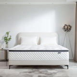 Deegari 14 Inch King Mattress, Cooling-Gel Memory Foam and Pocket Spring Hybrid Mattresses, King Bed Mattress in a Box, CertiPUR-US Certified, Medium Firm Deegari