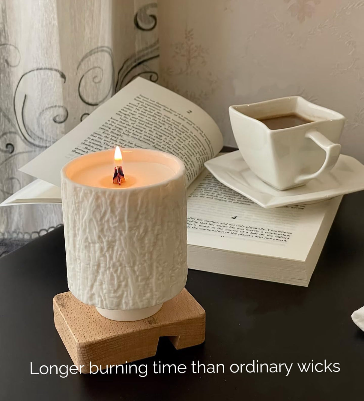 25 Set Wood Candle Wicks Cross Shape 4x0.4inch / 100x10mm, Cross Wooden Wicks w/Iron Stands for Soy Candle Making, Natural Wood Wick Core Handmade Candles Phinicco