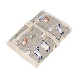 Teamoy Crochet Hook Case, Roll Bag Holder Organizer for Various Crochet Needles and Knitting Accessories, Cartoon Cats Teamoy