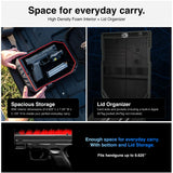 VAULTEK LifePod 20 Full-Size Biometric Lockable Weatherproof Case with Built-in Lock, Steel Security Cable, & TSA Handgun Case or Car Safe, Portable Travel Pistol Safe/Colion Noir Edition VAULTEK