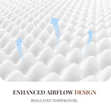 CH CHARME HOUSE Twin XL Mattress, 14 Inch Twin XL Size Hybrid Mattress in a Box, Medium Feel Foam and Individual Pocket Springs, Extra Edge Support, Pressure Relief, CertiPUR-US CH CHARME HOUSE