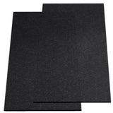 Cheardia 2 Pack Garage Floor Mat, 60 x 36 Inches Oil Spill Mat Under Car with Waterproof Backing, Black Reusable Rubber Mat Garage Mat Oil Mat for Driveway Protects Surfaces Cheardia