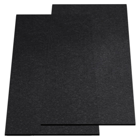 Cheardia 2 Pack Garage Floor Mat, 60 x 36 Inches Oil Spill Mat Under Car with Waterproof Backing, Black Reusable Rubber Mat Garage Mat Oil Mat for Driveway Protects Surfaces Cheardia