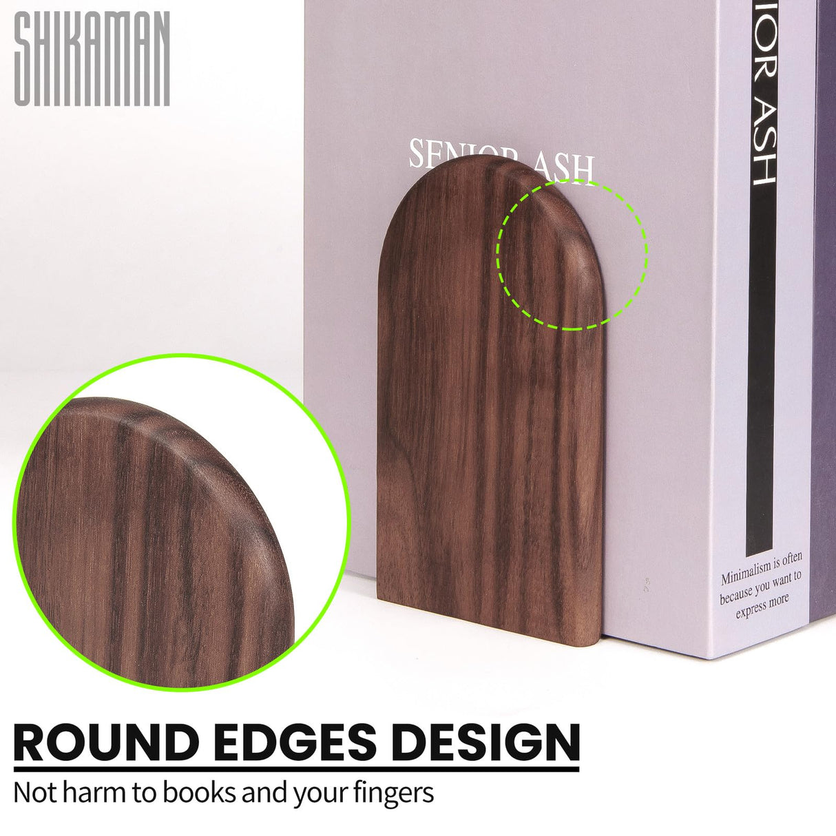 Book Ends,Bookends Wood Book Ends Universal Economy Bookend (1, Medium) shikaman