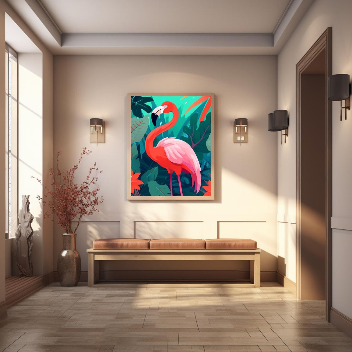 CUEAEAD DIY Koi in The Pond Under The Cherry Tree Diamond Painting Fish Paint by Numbers for Adult Full Round Diamond Art Kits for Room Decor & Living Room Decor 8x12 inch CUEAEAD