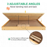 ALL4JIG 1500PCS Portable Puzzle Table with Legs, 25"x34"Adjustable Jigsaw Wooden Puzzle Board with 4 Drawers & Cover Birthday Gift for mom, 3-Tilting-Angle Jigsaw Puzzle Table for Adults ALL4JIG