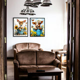 MBNTJHT 6 Pack Animals Diamond Painting Kits for Adults Beginners,Cute Animal Full Round Drill Diamond Art Kits for Adults,DIY Painting with Gem Art Crafts for Home Wall Decor 12X16 Inch. MBNTJHT