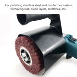 Burnishing Machine Kit Electric Sander Polisher Angle Grinder Attachment for Wood Metal Grinding M10 Hilitand