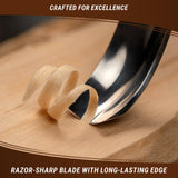 BeaverCraft, Wood Carving Bent Gouge K8a/14 0.55" - Spoon Carving Tools - Woodworking Hand Chisel Compact Wood Carving Knife for Beginners and Profi - Hobbies for Adults and Kids - Carbon Steel Blade BeaverCraft