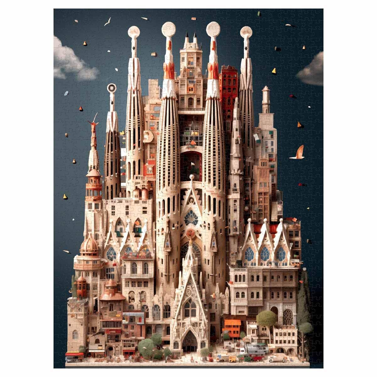 Anatolian Puzzle - La Sagrada Familia, 1000 Piece Puzzle, #1163