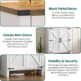 Shoe Storage Cabinet, 5-Tier Farmhouse Shoe Cabinet with Adjustable Shelves & Drawer, Wooden Shoes Rack Cabinets Storage Organizer with Doors for Entryway, Hallway, Closet, Living Room, White Vabches