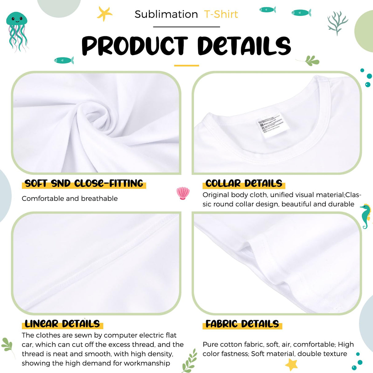 5 Pieces Toddler Blank Sublimation T-Shirt Modal Crew Neck Short Sleeve T-Shirt for Kids Baby Children Youth Tye Dying (3T) JenPen