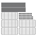 SINGAYE 5-Shelf Adjustable, Heavy Duty Storage Shelving Unit (350 lbs per Shelf), Steel Organizer Wire Rack Storage Shelf for Garage Office Pantry Ktichen, Black (36" W x 14" D x 72" H) SINGAYE