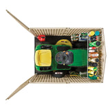 Rubbermaid Slide-Lid Resin Outdoor Storage Shed (5 x 6.5 Ft),Weather Resistant, Beige/Brown, Organization for Home/Backyard/Garden Tools/Lawn Mower/Bike Storage/Pool Supplies Rubbermaid