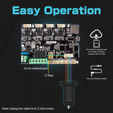 Creality Ender 3 Auto Bed Leveling Kit, Official CR Touch for Ender 3 V2/Ender 3 Pro/Ender 3 Max/Ender 5/CR-10 with 32 Bit V4.2.2/V4.2.7 Mainboard, 3D Printer Leveler Sensor Tool Kit Silicone Mounts Mefine