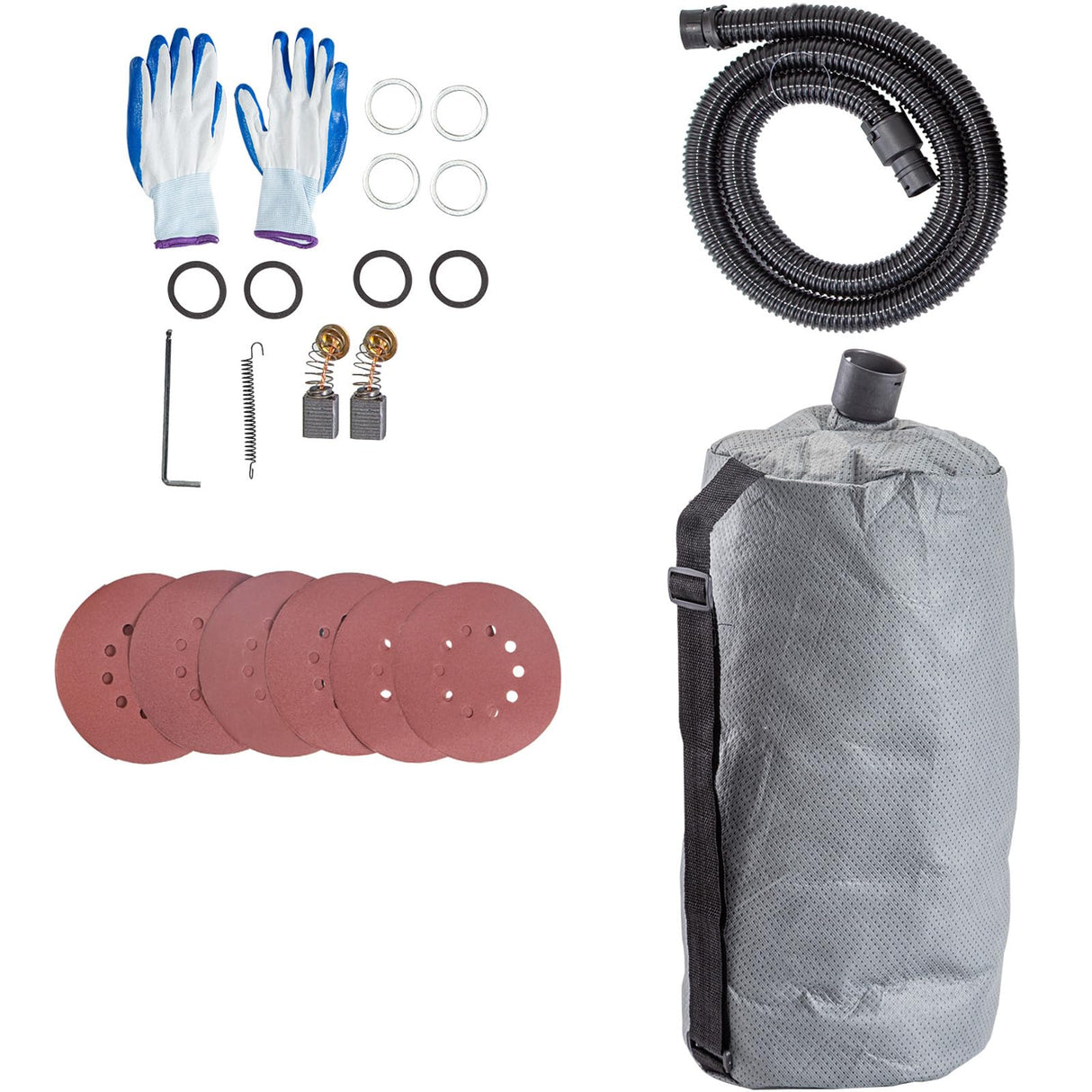 VEVOR Drywall Sander 850W, Electric Sander Variable Speed 800-1750RPM, Drywall Sander Foldable Sheetrock Sander, with Telescope Handle, Vacuum Bag Drywall Sanders 6 Sand Pads VEVOR