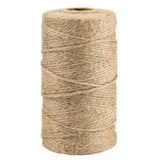 KINGLAKE Natural Jute Twine String 656 Feet 2mm Twine for Crafts Gift Wrapping Christmas Packing String for Arts Decoration, Wedding, Gardening KINGLAKE