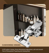 LUTHXAY Double Sinks Bathroom Vanity, 72 Inch Floating Bathroom Cabinet with One-Piece Top & Drawers, Wall Mount Bath Vanities with LED Smart Defog Mirror, Modern Luxurious Solid Wood Vanity(Brown) LUTHXAY