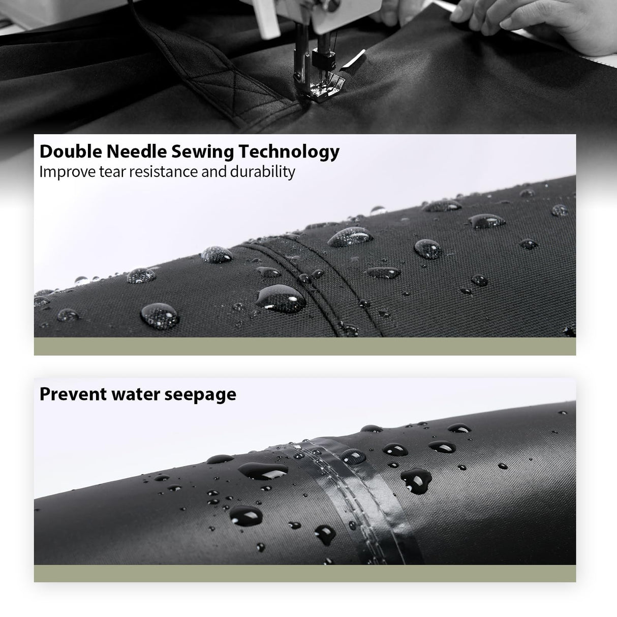 KylinLucky Patio Furniture Covers Waterproof for Table and Chairs Set, Outdoor Table Covers Rectangular Fits up to 108L x 82W x 28H inches KylinLucky