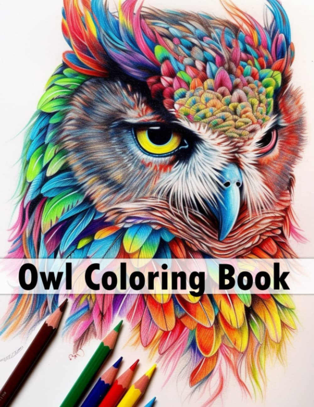 50 Owls Coloring Book for Adults: Relaxation und Stress Relief for Owl Lovers. With unique Owl Motives: Gift for Friends and Family Majosta