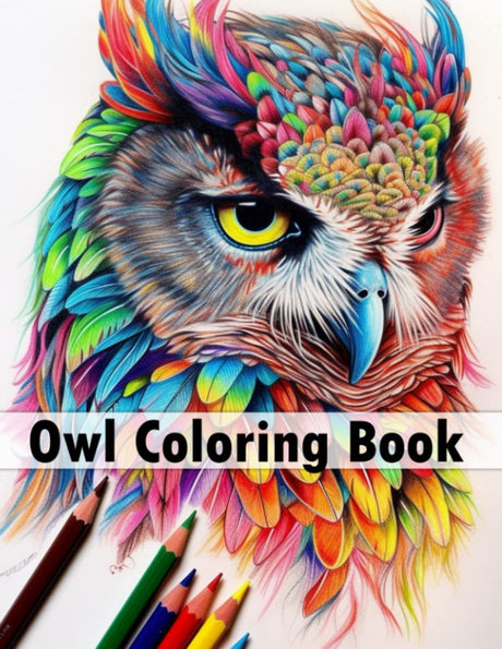 50 Owls Coloring Book for Adults: Relaxation und Stress Relief for Owl Lovers. With unique Owl Motives: Gift for Friends and Family Majosta