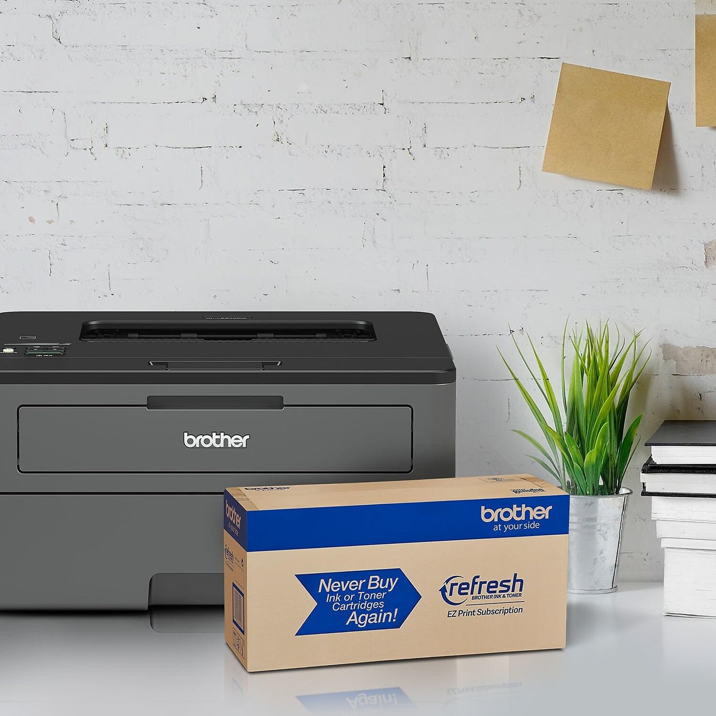 Brother US HLL2370DW Compact Laser Printer HL-L2370DW,Up to 36ppm,Up to 2400 x 600 dpi,Wireless 802.1