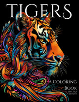Tigers: A Coloring Book Majosta