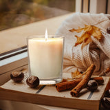 SHOWIN Thick Candle Jars for Making Candles 12 Pcs, 7 OZ Empty Jars with Wood Lids for Candle Making, Sample Container, Clear SHOWIN