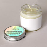 Holographic Candle Warning Labels Candle Jar Container Stickers Wax Melting Safety Stickers for Jars Tins Containers Making Supplies(240 Pieces) Zonon