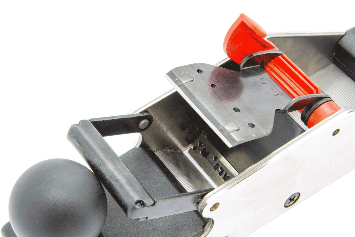Bench plane RALI 260 Evolution N with easy settings, nickel-plated side and 4 chrome blades RALI