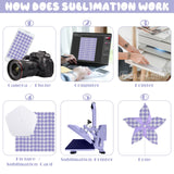 Framendino, 20 Pack Sublimation Plastic Blank Pinwheels DIY Pinwheel for DIY Crafts Framendino