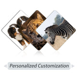 10 PCS Square Sublimation Coaster Blanks Cup Mat Sublimation Rubber Coasters Sublimation Blank Heat Transfer Cup Mat(10x10x0.3CM) MS WGO