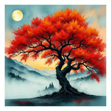 SJUTOUCI Tree Diamond Painting Kits for Adults, Diamond Art Kits for Beginners, 5D DIY Full Drill Gem Craft Art for Home Decor Gift 12x12 inch, Fall SJUTOUCI