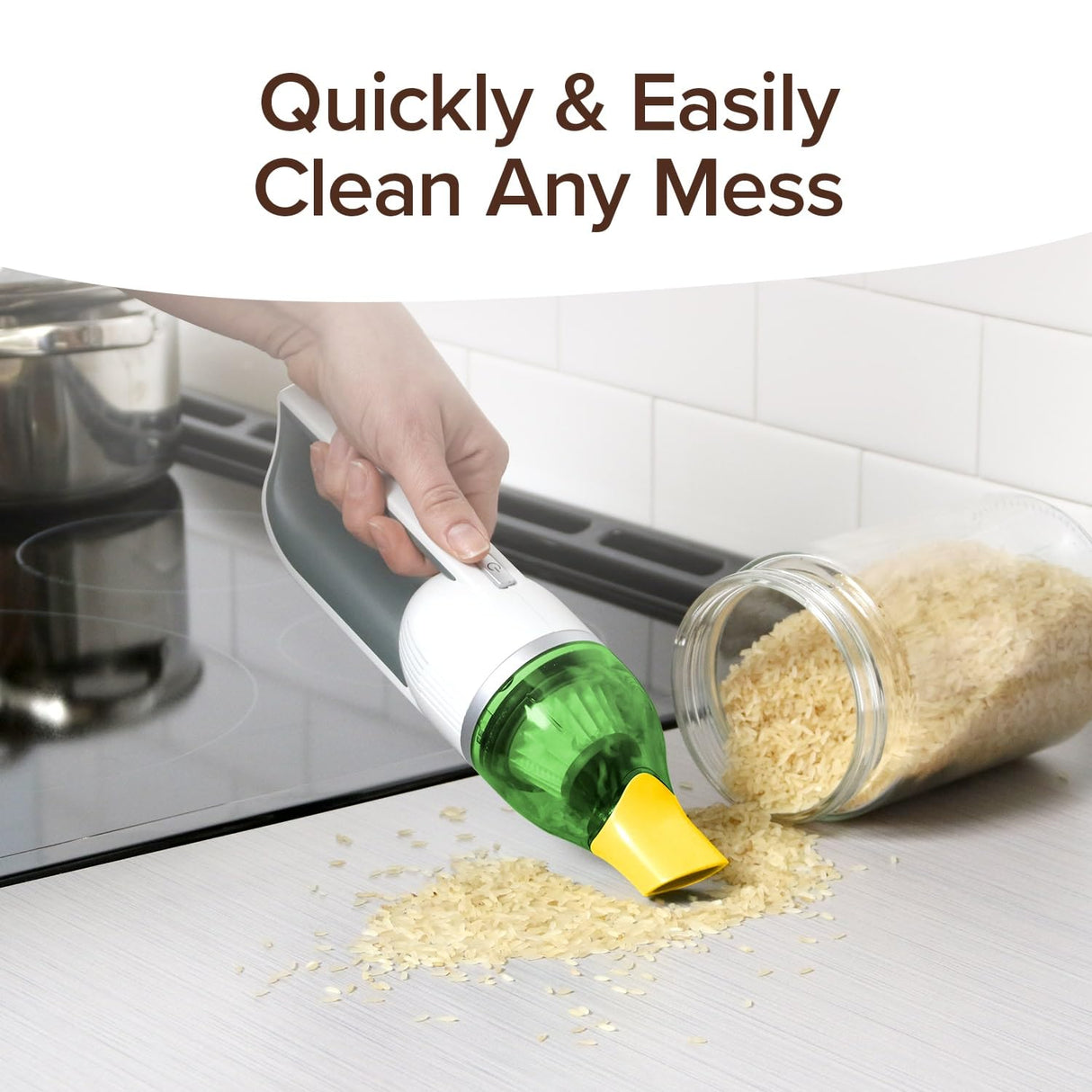 Duck Compact Cordless Vacuum by Horsepower, Ultra-Powerful, Strong Suction, AS-SEEN-ON-TV, Easy To Store, Rechargeable. Home, Auto, Pet Hair, Fits In Tiny Crevices, Includes Hose, Crevice Tool & Brush Horsepower