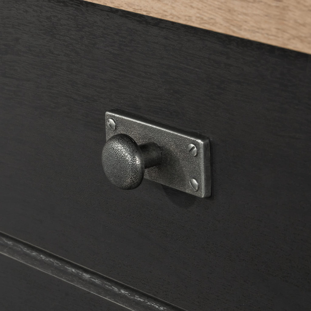 Sauder Cottage Road 4-Drawer Chest/Dresser, L: 32.44" x W: 19.29" x H: 44.92", Raven Oak Finish Sauder