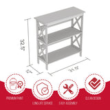 Safdie Console Sofa Table, 11.82" L x 31.5" W x 32.5" H, White Safdie