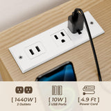 STIKELY 9 Drawer Dresser for Bedroom with Power Outlet and LED Light, Dresser Chest of Drawers for Closet, Modern Dressers Organizer Cabinet for Living Room, Entryway, Hallway STIKELY