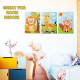 LZHZH 6 PCS - Mosaics Sticker Art Kit for Kids，1260 Pieces Sticky Foam DIY Craft for Boy Girl，Animals Sticker Craft Activities (Age 3+) LZHZH
