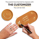 Customizer Engraving Pen by Resparked (Formerly Culiau): Ultimate Cordless Portable Tool for Artists & DIYers - Engrave 50+ Surfaces - Beginner Friendly - Rechargeable - Free 30 Bits & Mastery Guide Resparked