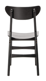 Safavieh Home Lucca Retro Black Dining Chair, Wood, Set of 2 Safavieh