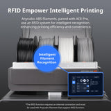 ANYCUBIC ABS Filament 1.75mm, High Strength and Toughness, 3D Printer Filament Dimensional Accuracy +/- 0.02mm, 1KG Spool (2.2 lbs), Grey ANYCUBIC