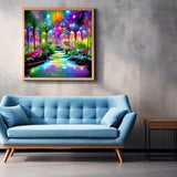 BYGFHLYW 5D Diamond Art Kits for Adults Beginner, Dreamy Landscape Adult Diamond Painting Kits, DIY Full Drill Gem Art Paint by Diamonds Dots Crafts Kits for Home Wall Decor 13.7x13.7inch BYGFHLYW