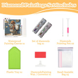 MAXBYE Dachshund Diamond Art Painting Kits for Adults, Dog Diamond Art Kits for Beginners, 5D DIY Animal Full Drill Gem Craft for Home Decor Gift 12x12 inch MAXBYE