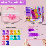 Weaving Loom Kit, DIY Arts and Crafts for Kids and Adults, Includes 288 Loops & Step-by-Step Instructions, Ideal Gifts for Girls Ages 5 6 7 8-12 13 Disracker