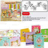 Gigicloud Paper Card Making Kits, Handmade Greeting Card Kits DIY Card Making Material Set Colorful Card Making Set for Birthday, Thanksgiving, Christmas, Baby Shower, 15 Cards + 15 Envelope Gigicloud