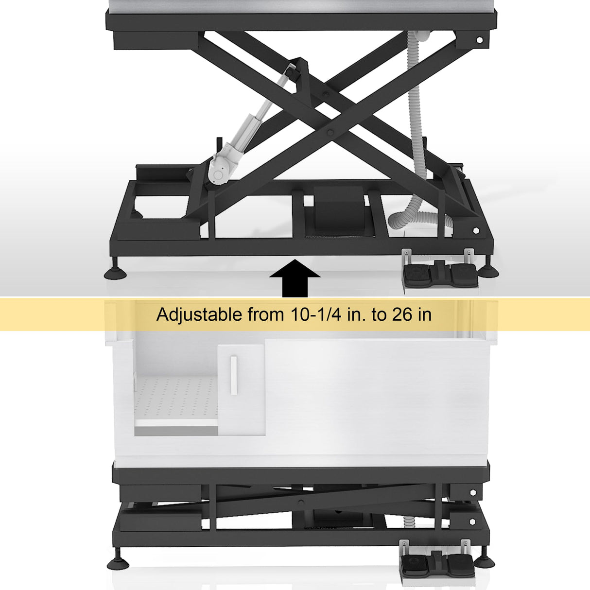 SHELANDY Pet Bathtub Electrical Stainless Steel Dog Wash Station SHELANDY