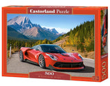 CASTORLAND 500 Piece Jigsaw Puzzles, Mountain Ride, Fast & Furious, Fast Cars, Landscape Puzzle, Adult Puzzle, Castorland B-52967 Castorland