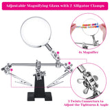 Shynek Jewelry Making Supplies Kits for Adults with Jewelry Making Tools, Earring Charms, Wires, Findings and Helping Hands for Jewelry Making and Repair shynek