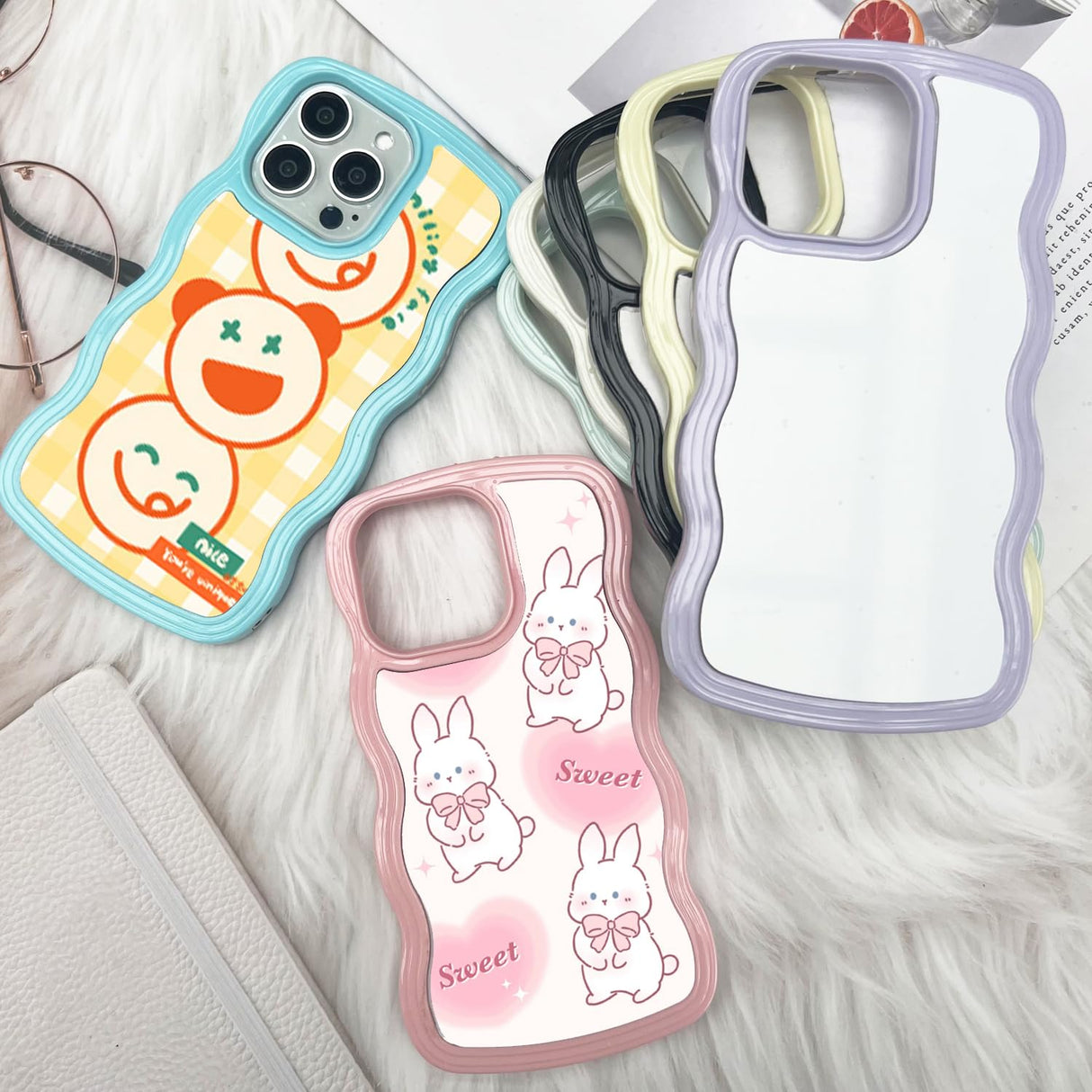 JUSTRY 5PCS Sublimation Blank Phone Case Cover Blank Printable Phone Case Compatible with iPhone 14 Pro Max, 6.7-Inch, DIY Heat Press Rubber Protective Case + Insert Matte Wholesale Pack Pink JUSTRY