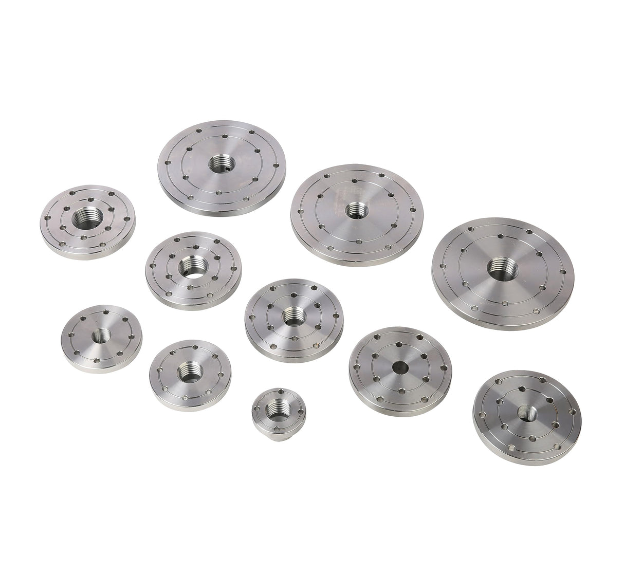 VINWOX 6" Wood Lathe Steel Faceplate, 1”x8TPI Spindle Thread Woodworking Machine Chuck Face Plate VINWOX